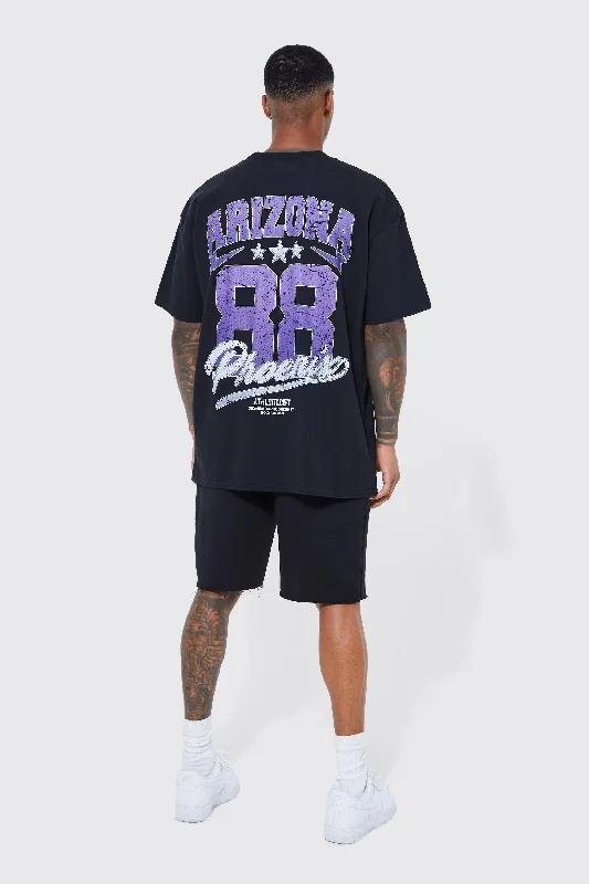 Soft Layers OVERSIZED ARIZONA VARSITY PRINT T-SHIRT