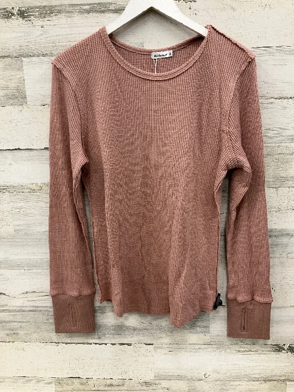 Noble Temperament Top Long Sleeve By Clothes Mentor In Mauve, Size: Xl