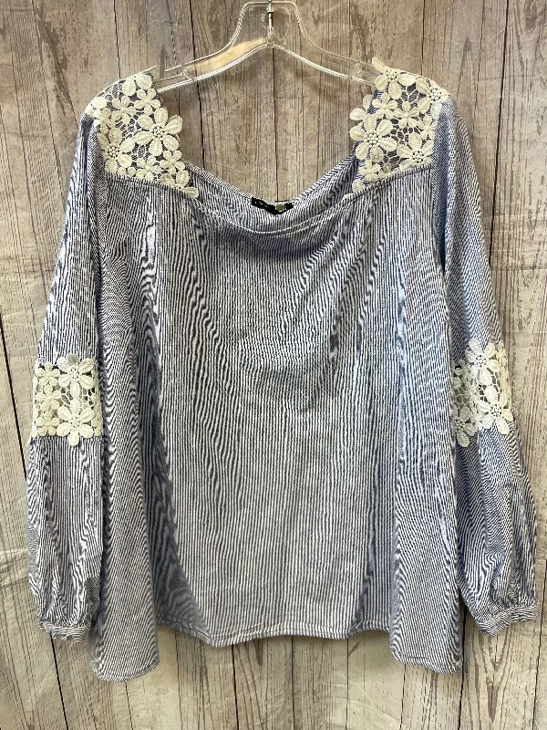 Cozy Chic Top Long Sleeve By Lane Bryant O  Size: 3x