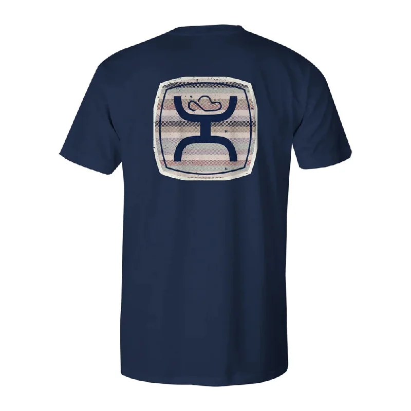 Hooey Mens Zenith Navy T-Shirt - HT1682NV
