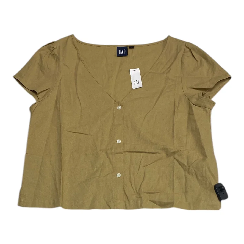 Exclusive Customization Top Long Sleeve By Gap In Maroon, Size: M
