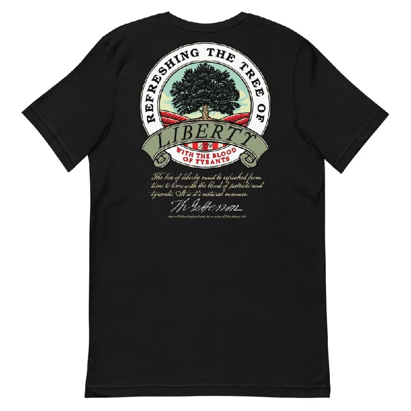 Knowledge And Elegance Refreshing the Tree of Liberty Thomas Jefferson T-Shirt