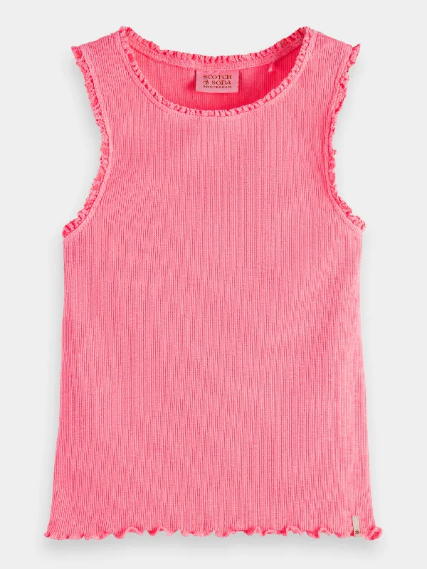 Kids - Fitted ribbed tank top