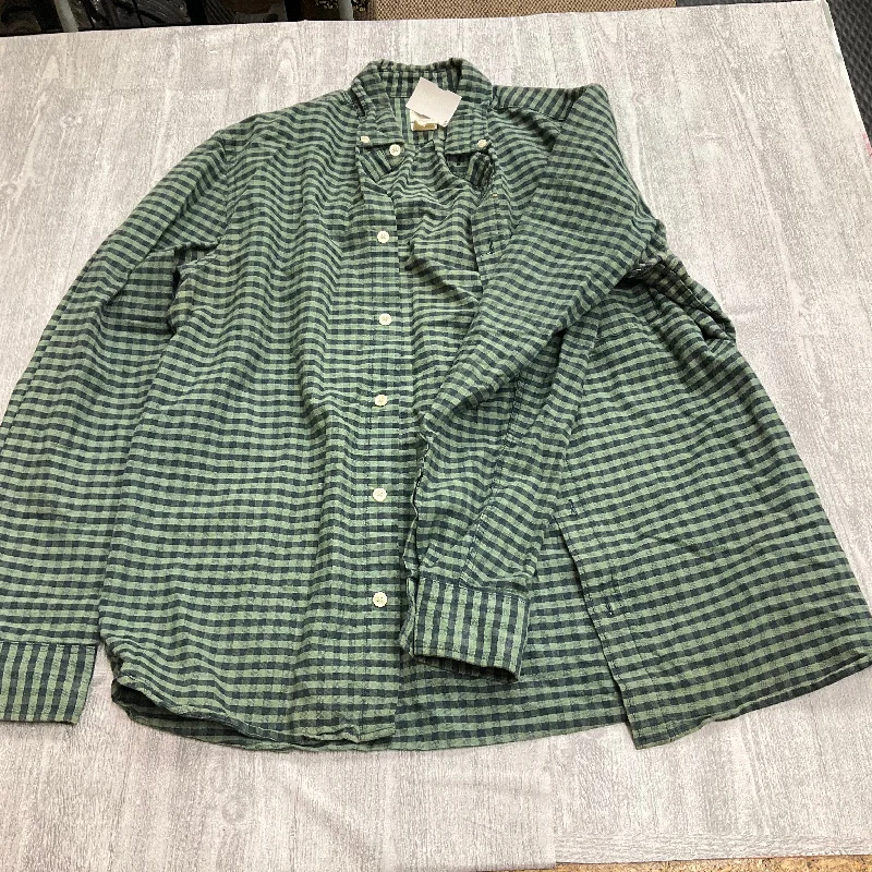 Advanced Customization Top Long Sleeve By H&m In Checkered Pattern, Size: M