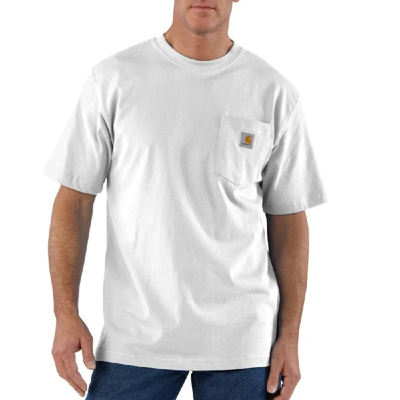 Carhartt Mens Workwear Pocket Work T-Shirt - K87WHT