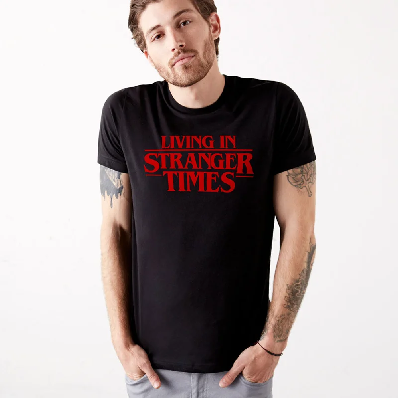 Minimal Comfort Living In Stranger Times T-Shirt