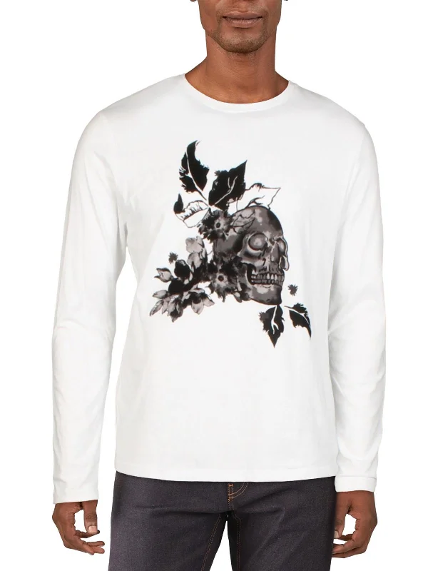Fashion Elements Devon Mens Cotton Crewneck Graphic T-Shirt