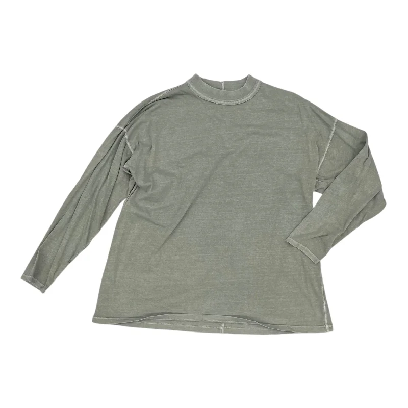 Elegant Casuals Top Ls Basic By We The Free In Green, Size:S