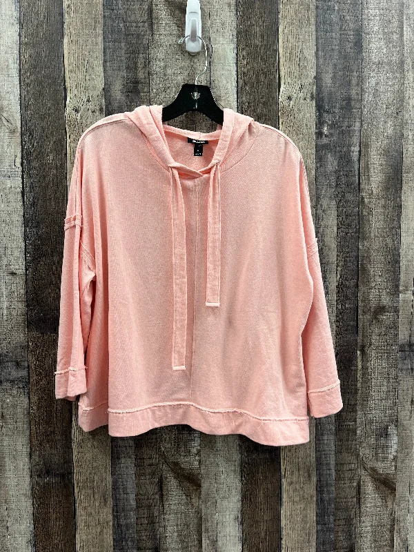 Comfortable Chic Top Long Sleeve By Ana In Pink, Size: M
