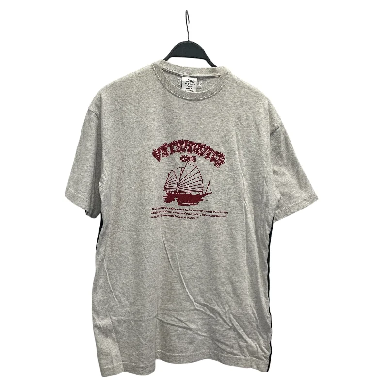 Cozy Shirts VETEMENTS/T-Shirt/XS/Cotton/SLV/Graphic/Hong Kong 2018 Tee