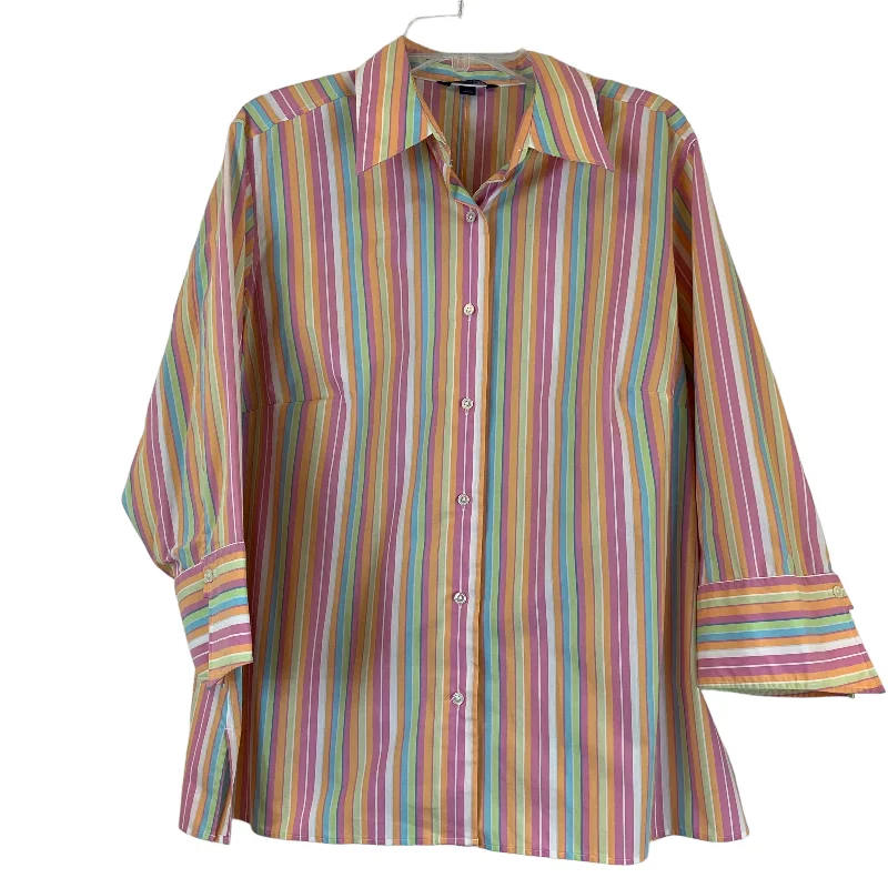 Soft Looks Top 3/4 Sleeve By Lands End  Size: 3x