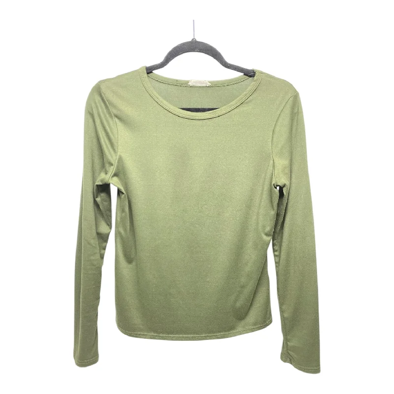 Easygoing Outfits Top Long Sleeve By Clothes Mentor In Green, Size: M