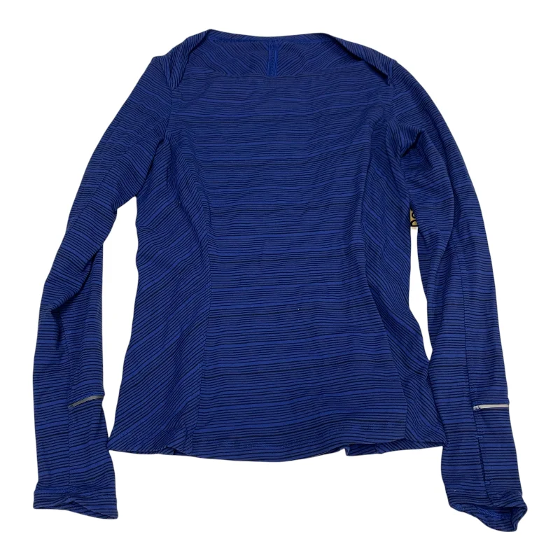 All-Day Wear Top Long Sleeve By Lululemon In Blue, Size: M