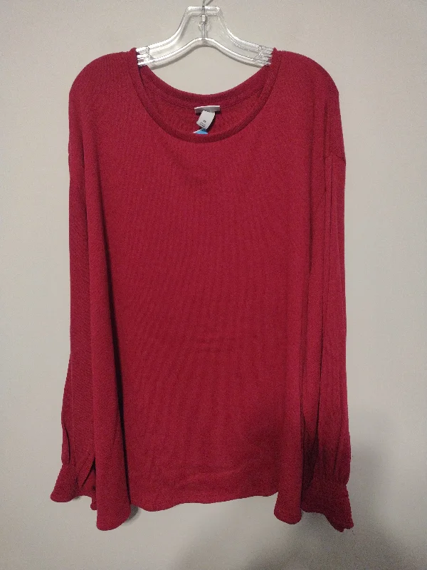 Modernism Top Long Sleeve By Ava & Viv  Size: 3x