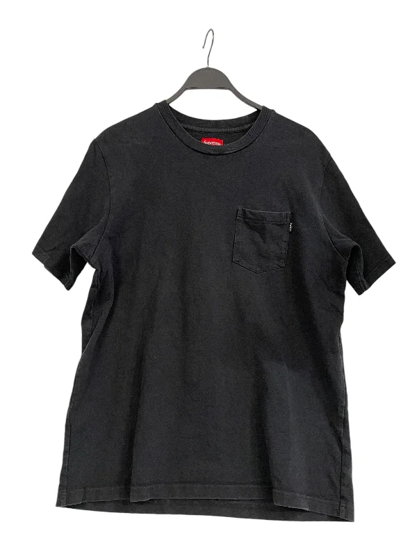 Cozy Chic Supreme/T-Shirt/L/Cotton/BLK/pocket tee