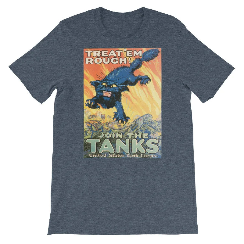 Sports Style WW1 Wildcat Tanker Unisex Short Sleeve Graphic T-Shirt