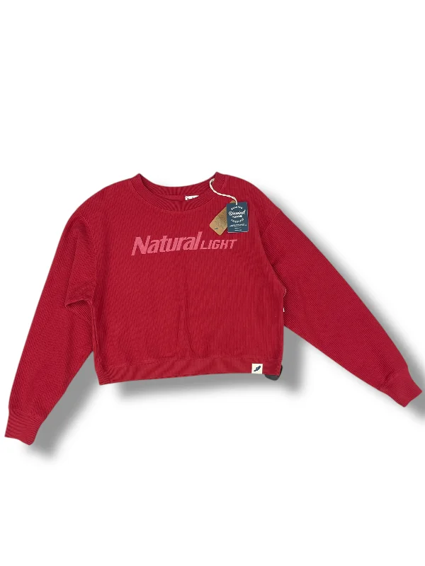 Classic Retro Top Long Sleeve By Clothes Mentor In Red, Size: S
