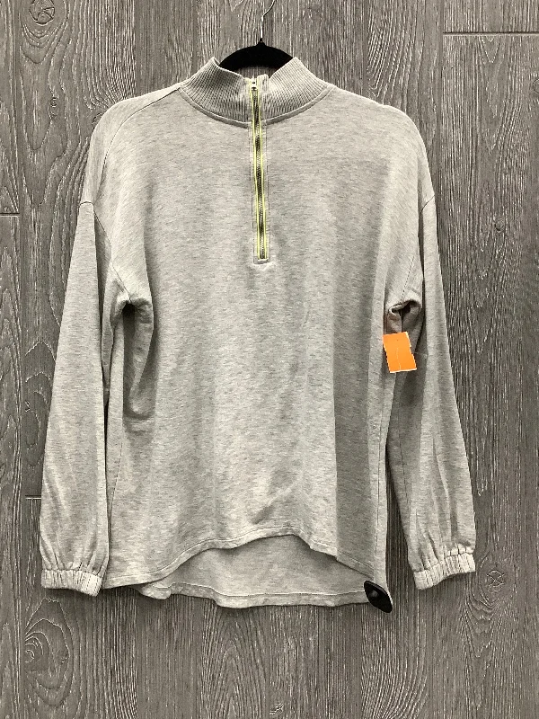 Soft Wearables Top Long Sleeve By Logg In Grey, Size: S