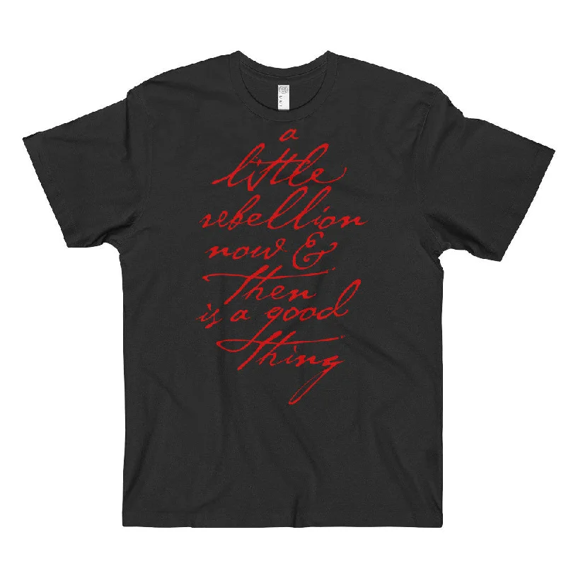 Fashion Must-have A Little Rebellion Jefferson Quote Men's T-Shirt