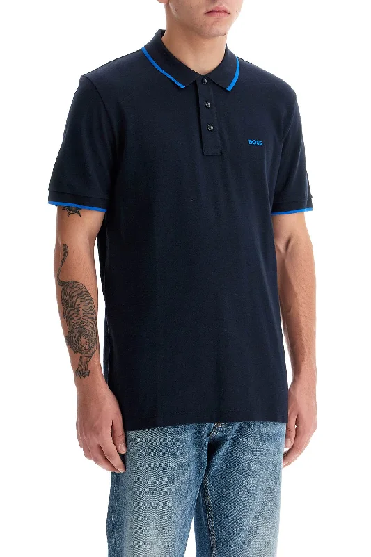 Boss "contrast Trim Parlay Polo Shirt