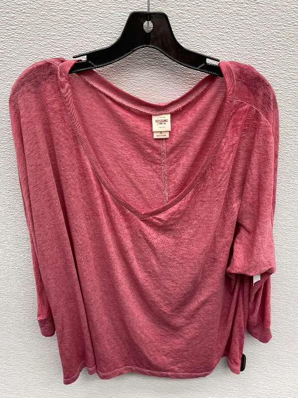 Smart Comfort Top 3/4 Sleeve By Mossimo  Size: 2x