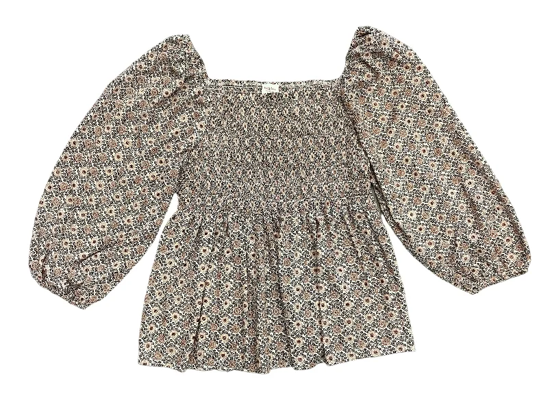 Fashionable Ease Top Long Sleeve By Hayden La  Size: 3x