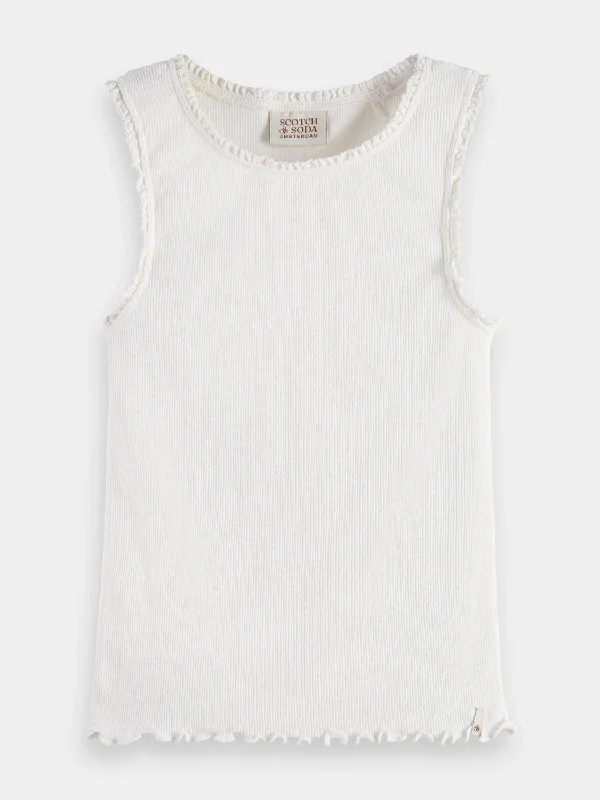 Kids - Fitted ribbed tank top