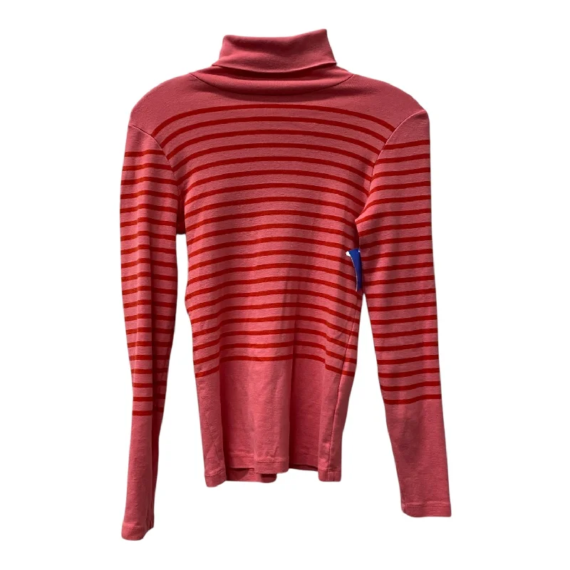 Casual And Casual Top Ls By J. Crew In Pink, Size:S