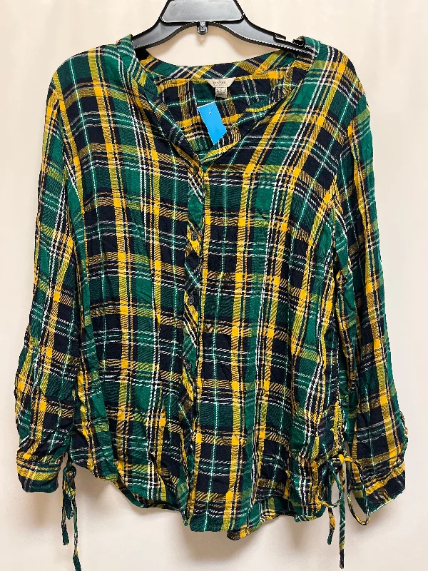 Design Must-have Top Long Sleeve By Cato  Size: 1x
