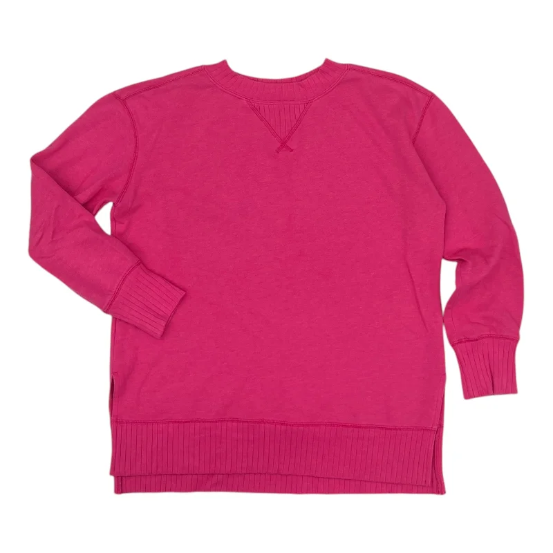 Playful Style Top Ls By Maurices In Pink, Size:S