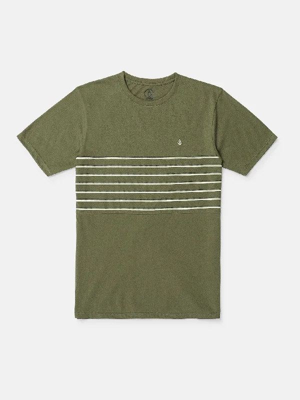 Stylish Wear Summerside Crew Short Sleeve Shirt - Military