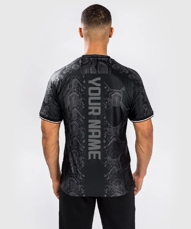 Soft Feel UFC Adrenaline by Venum Personalized Authentic Fight Night Men's Walkout Jersey - Black