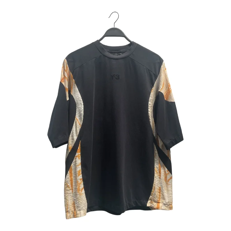 High-quality Fabrics Y-3/T-Shirt/S/Cotton/BLK/Rust Dye