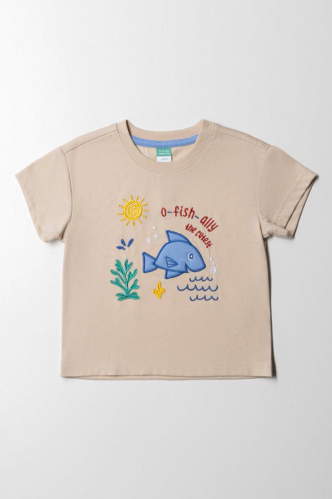 Sports And Leisure Short Sleeve T-Shirt Natural