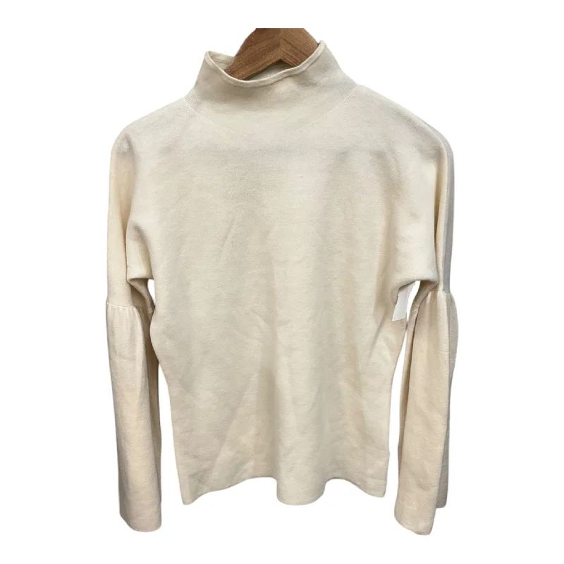 Versatile Items Top Long Sleeve By Vineyard Vines In Cream, Size: Xs