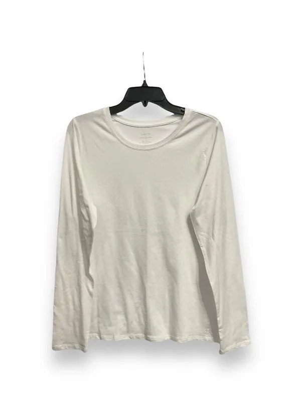 Trends Top Long Sleeve Basic By Banana Republic In Black, Size: L