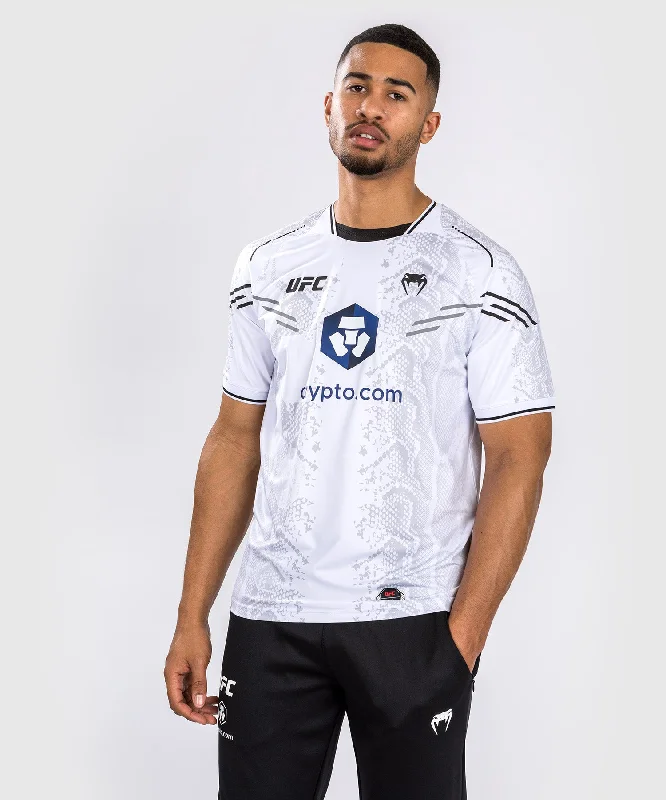 Trendy Layers UFC Adrenaline by Venum Authentic Fight Night Men’s Walkout Jersey - White