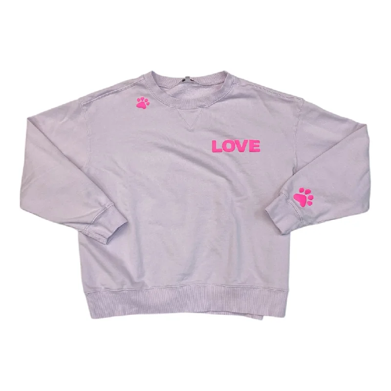 Everyday Chic Top Long Sleeve By Wildfox In Purple, Size: L