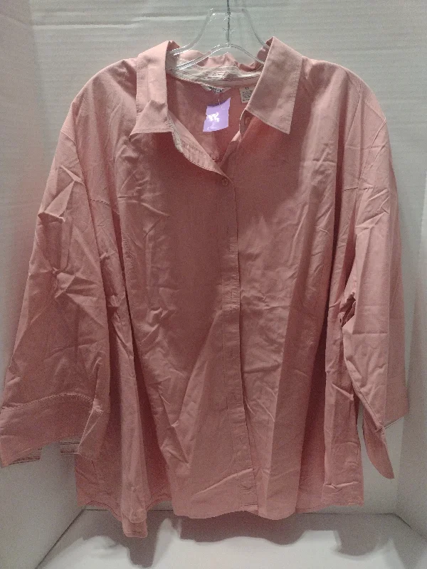 Chic Comfort Top Long Sleeve By Riders  Size: 3x