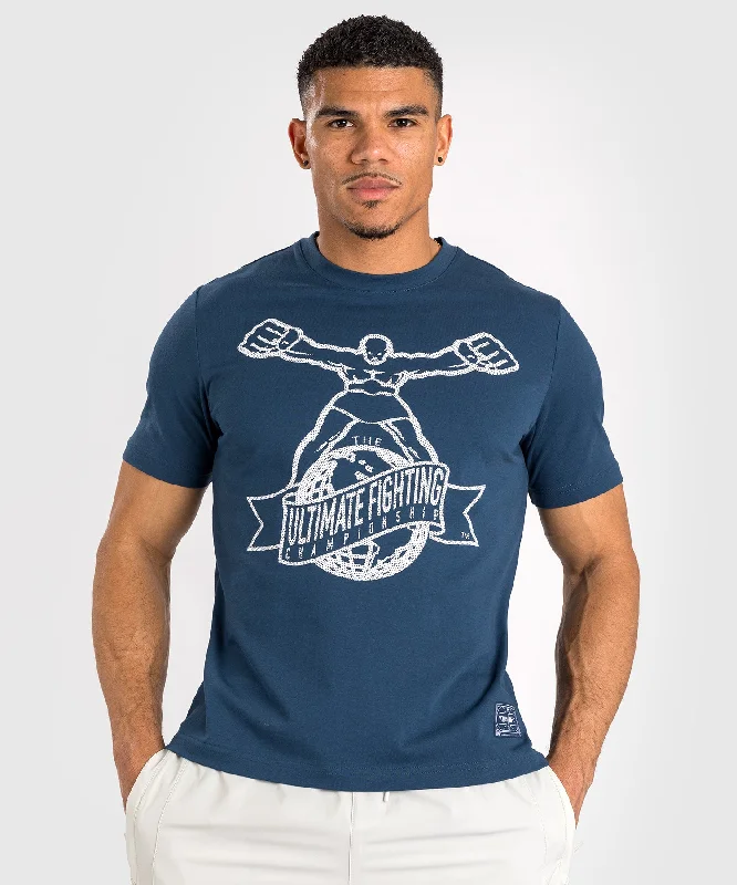 Weekend Comfort UFC by Venum Ulti-Man T-Shirt - Navy Blue/ White