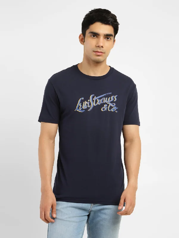 Everyday Style Men's Brand Logo Slim Fit T-shirt