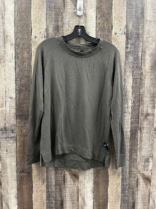 Versatile Comfort Top Long Sleeve By Lou And Grey In Green, Size: S