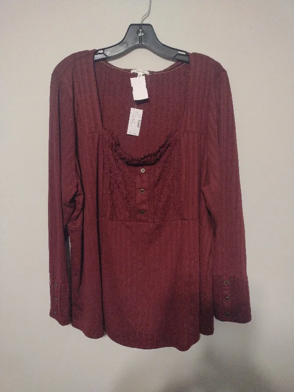 Cozy Sweaters Top Long Sleeve By Maurices  Size: 3x