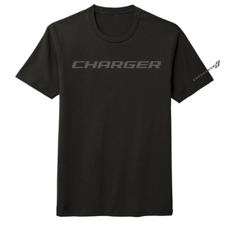 Cozy Look Mens Blackout Dodge Charger T-shirt