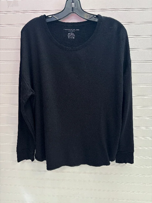 Cozy Fitting Top Long Sleeve By Majestic Filatures, Size Medium In Multi-colored