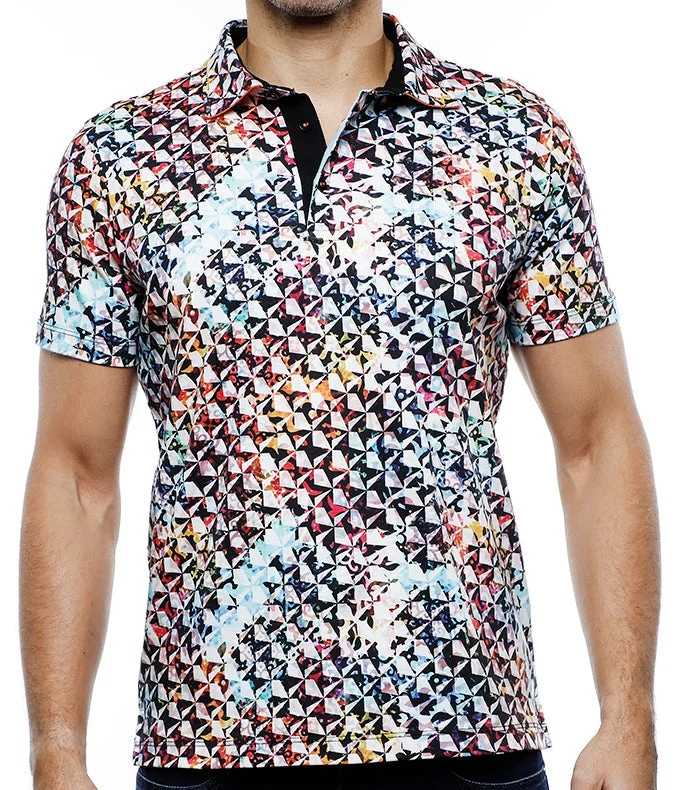 Stylish Fit Multicolor Geometric Shapes