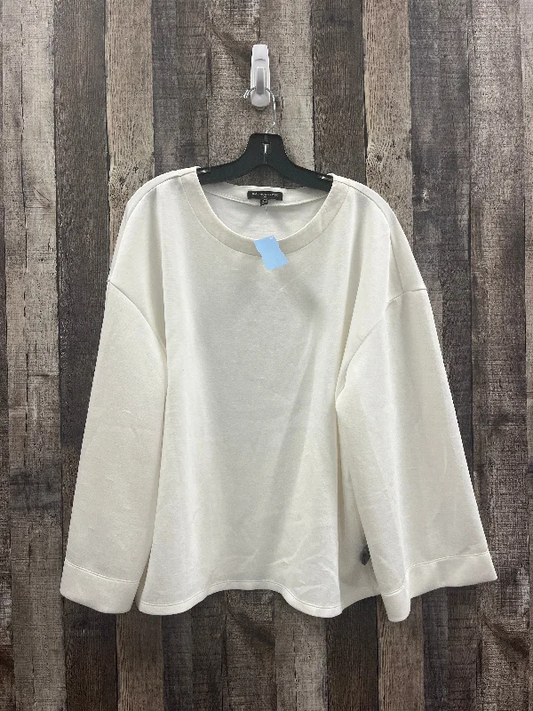 Cozy Fashion Trends Top Long Sleeve By Banana Republic In White, Size: Xl