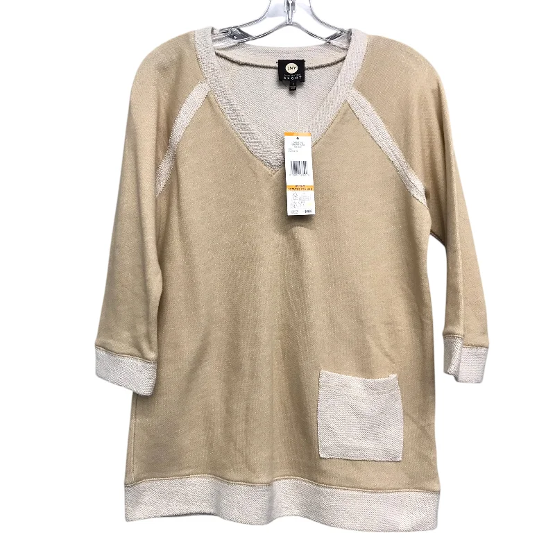 Nightclub Style Top Ls By Jones New York In Beige, Size:S