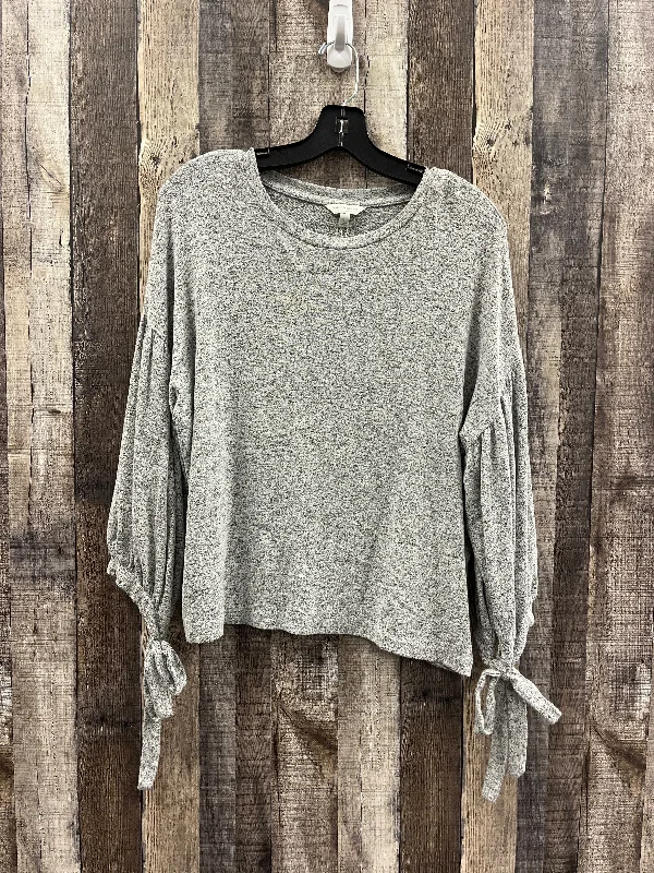 Preview New Products Top Long Sleeve By Lucky Brand In Grey, Size: S
