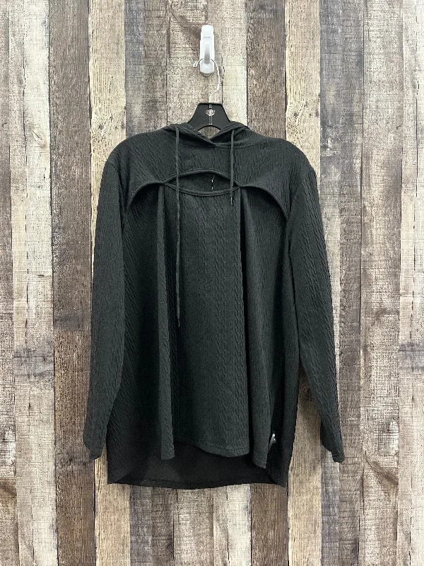 Relaxed Fit Wear Top Long Sleeve By Cmf In Black, Size: L